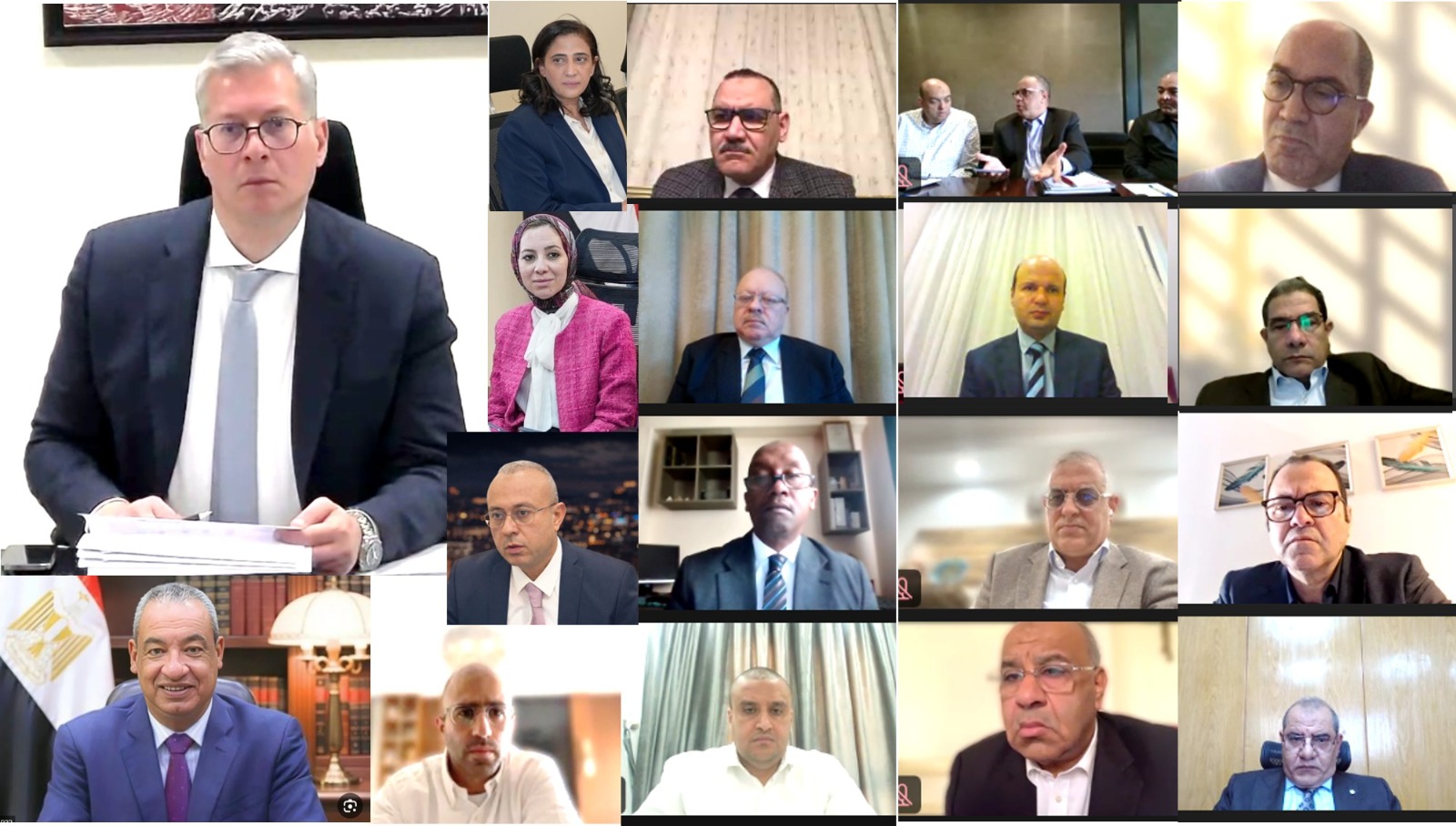 وزير-البترول-يشهد-الجمعية-العامة-لشركة-أسيوط-الوطنية-لتصنيع-البترول-(أنوبك)-عبر-الفيديو-كونفرانس